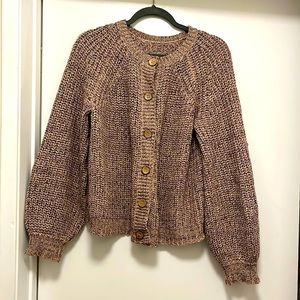 The Great marked cotton sweater cardigan